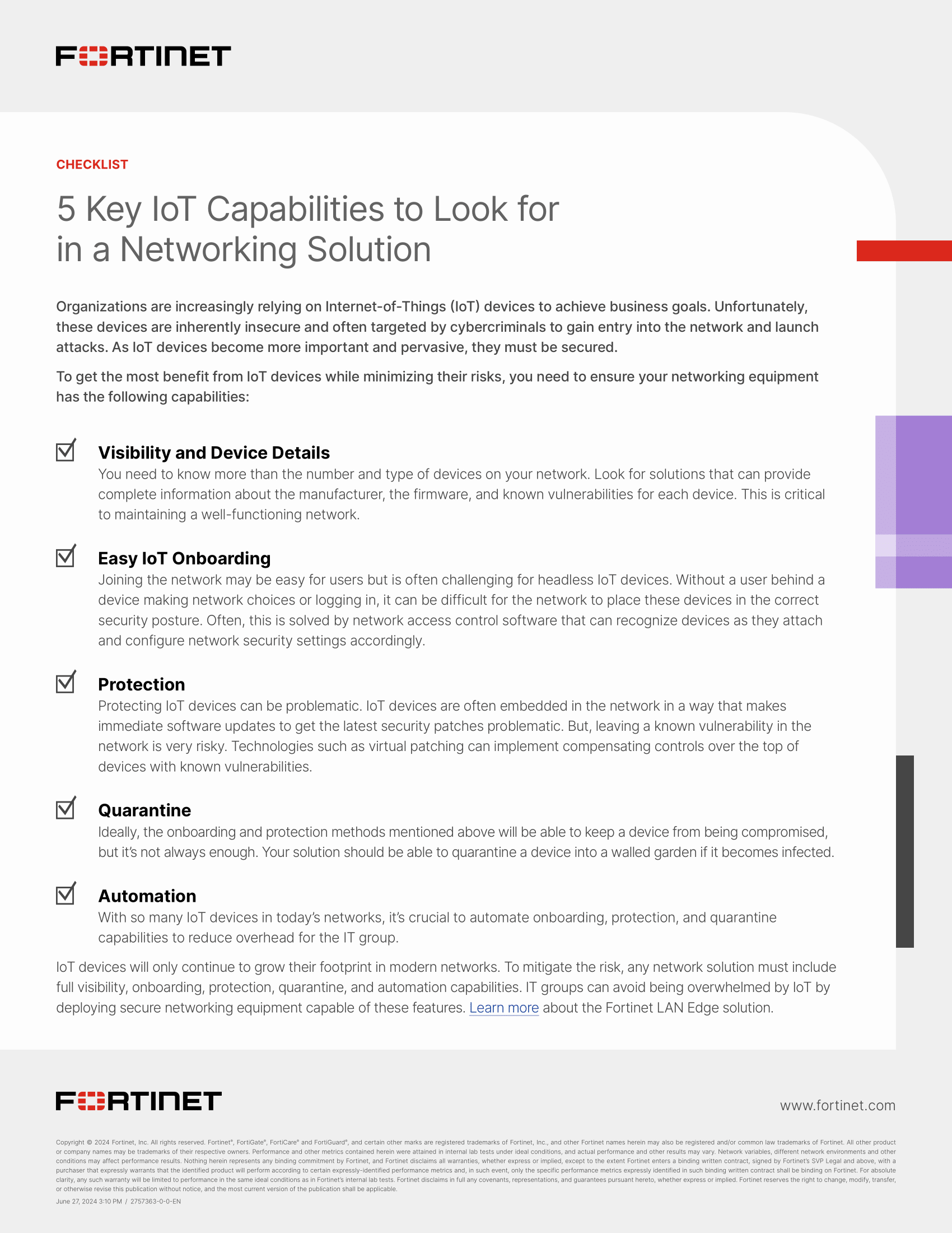 5 Key IoT Capabilities to Look for in a Networking Solution