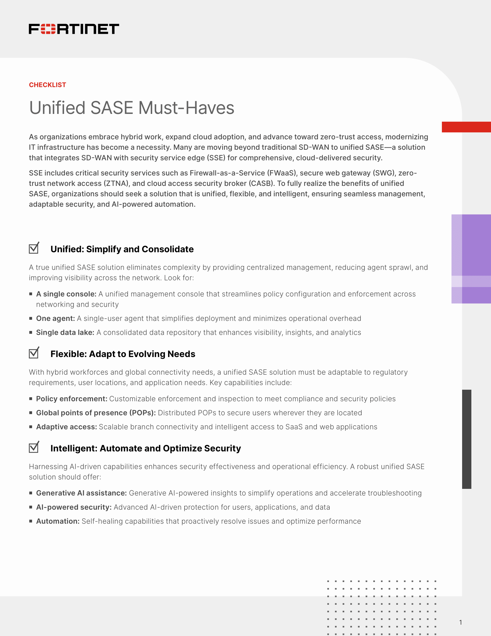 The Road Ahead to SASE: Insights from Fortinet and Gartner®