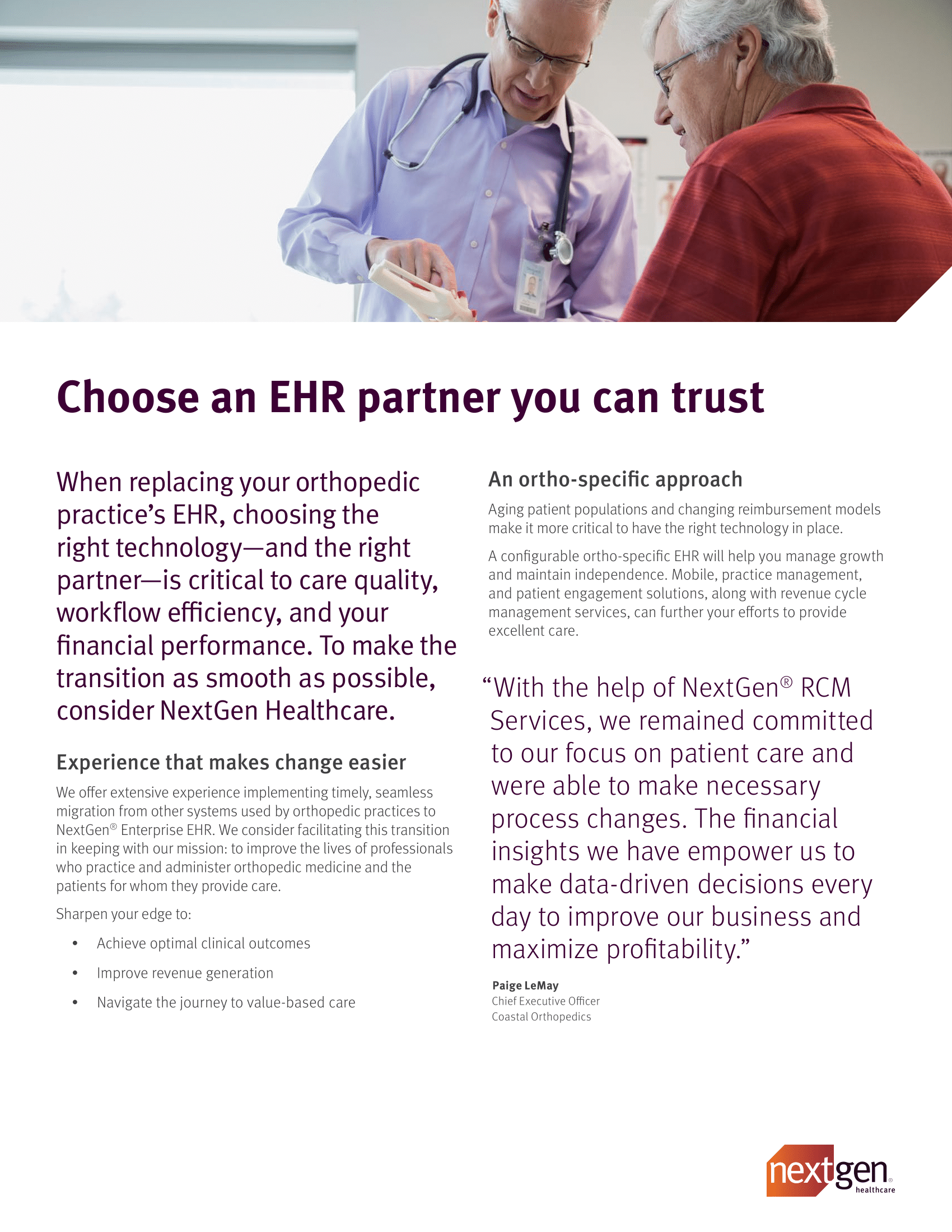 OrthoTennessee Achieves 68% Enrollment Rate with Patient Portal