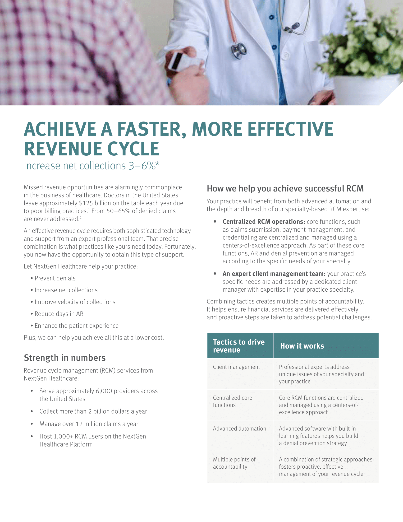 Achieve a Faster, More Effective Revenue Cycle