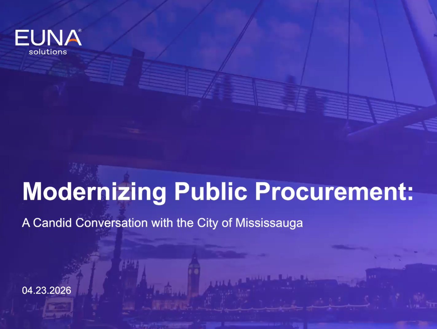 Modernizing Public Procurement: A Candid Conversation with the City of Mississauga